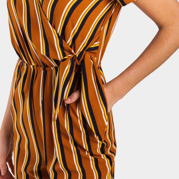 NWT Satina Striped Jumpsuit - Picture 3 of 8